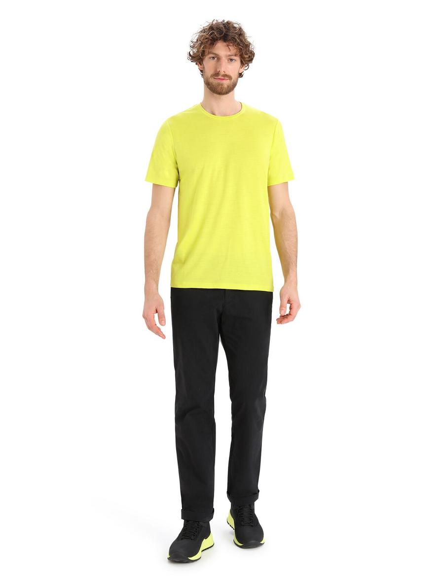 Shine Icebreaker Merino Tech Lite II Short Sleeve Tee Men's T Shirts | AU 1164CTVE